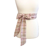 Women's Pink Tartan Sash, Tartan Plaid Sashes, Belt, Party Wedding Accessory image 2