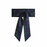 Women's Black Watch Tartan Sash, Scottish Tartan Plaid Sashes, Belt, Wedding Accessory image 1