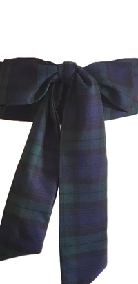 Women's Black Watch Tartan Sash, Scottish Tartan Plaid Sashes, Belt, Wedding Accessory image 3