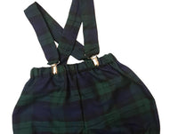 Black Watch Tartan Bloomer with Braces Baby Set Boys image 3