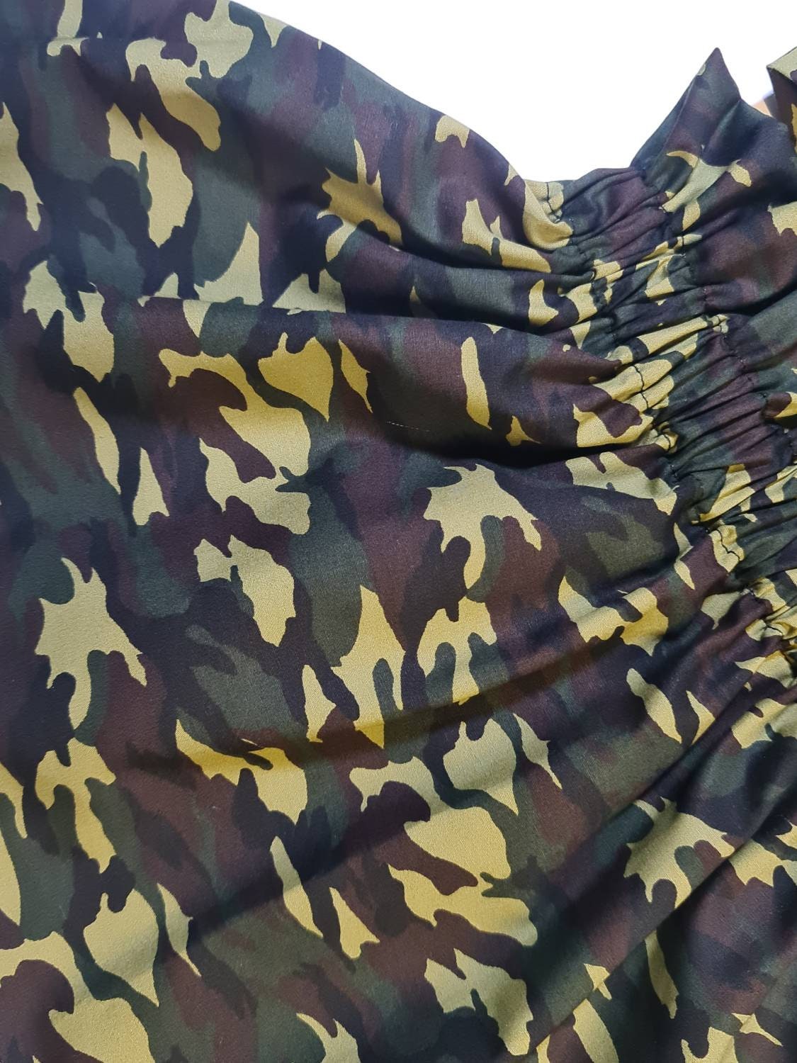 Baby's Skirt and Headwrap Cute Baby Set Army Camouflage Print Girls Clothes NEW