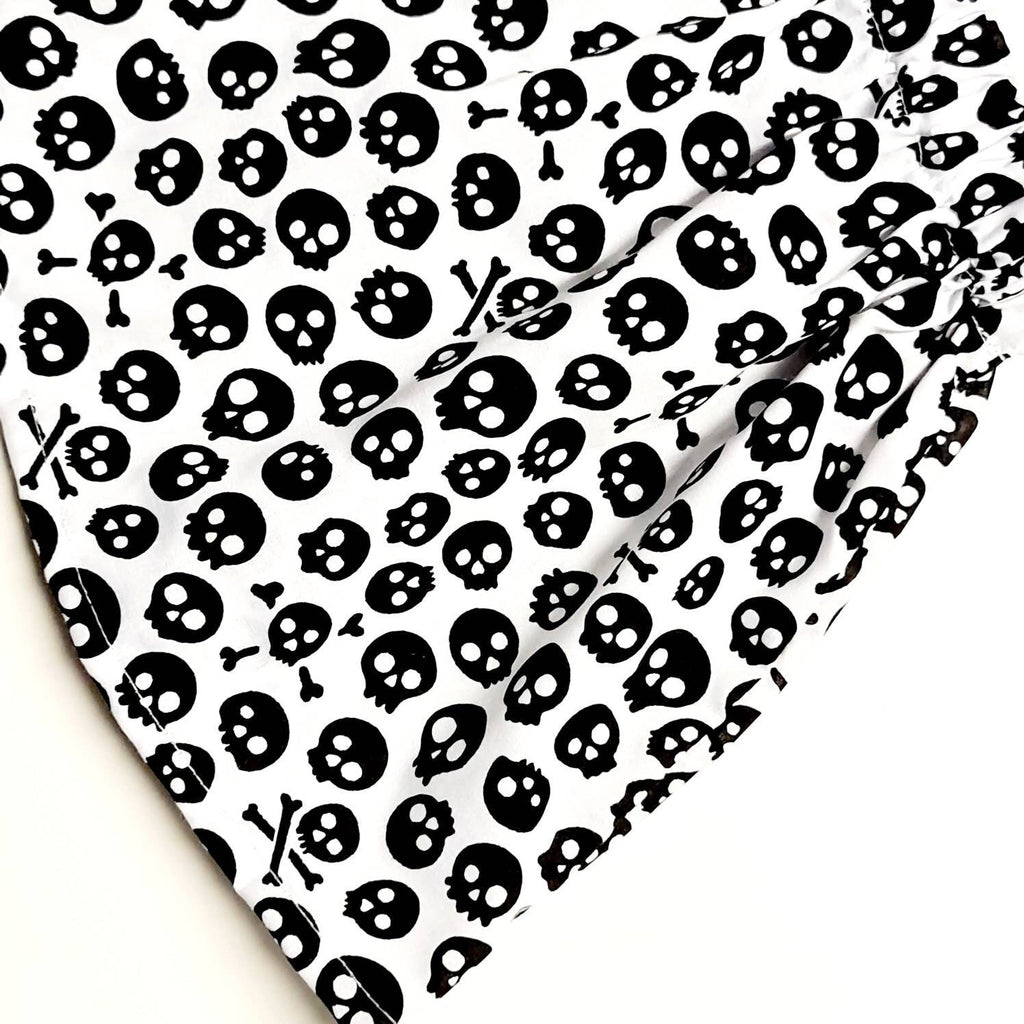 Baby's Skirt and Headwrap Cute Baby Set Skull Print Baby Girls Clothes NEW
