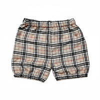 Beige Tartan Print Bloomer for Boys or Girls image 1