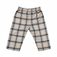 Beige Tartan Print Boy's Trousers Pants Trews image 2