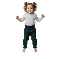 Black Watch Tartan Girl's Baby's Trousers image 1